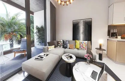 Living Room image for: Apartment - 1 Bedroom - 1 Bathroom for sale in Vista 3 - Al Reem Island - Abu Dhabi, Image 1