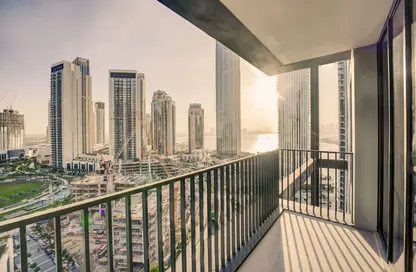 Balcony image for: Apartment - 1 Bedroom - 1 Bathroom for rent in Creek Edge Tower 2 - Creek Edge - Dubai Creek Harbour (The Lagoons) - Dubai, Image 1