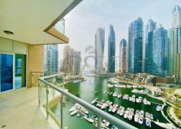 شقة - 3 غرف نوم - 4 حمامات للكراء في برج الحبتور - دبي مارينا - دبي