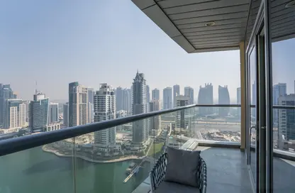 Balcony image for: Apartment - 2 Bedrooms - 3 Bathrooms for rent in JAM Marina Residence - Dubai Marina - Dubai, Image 1