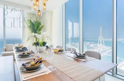 Dining Room image for: Penthouse - 4 Bedrooms - 5 Bathrooms for rent in 5242 - Dubai Marina - Dubai, Image 1