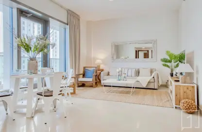 شقة - غرفة نوم - 1 حمام للايجار في برج التألق 2 - أبراج البريق - دبي مارينا - دبي