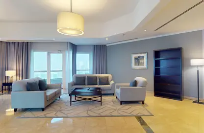 Hotel  and  Hotel Apartment - 3 Bedrooms - 5 Bathrooms for rent in Marriott Harbour Hotel and Suites - Dubai Marina - Dubai