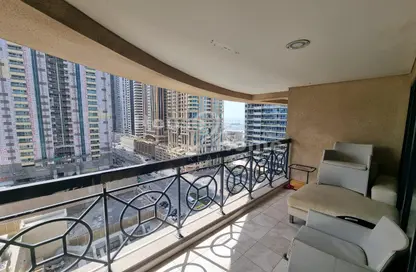 Balcony image for: Apartment - 2 Bedrooms - 4 Bathrooms for sale in Al Seef Tower - Dubai Marina - Dubai, Image 1