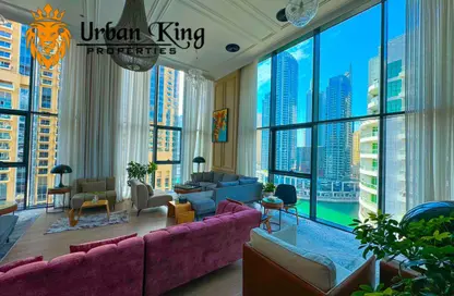 Apartment - 1 Bedroom - 2 Bathrooms for rent in Dubai Marina Moon - Dubai Marina - Dubai