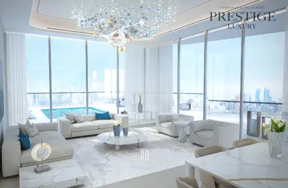 Apartment - 3 Bedrooms - 3 Bathrooms for sale in Coastal Haven By Prestige Harbour Real Estate Development - Dubai Islands - Deira - Dubai