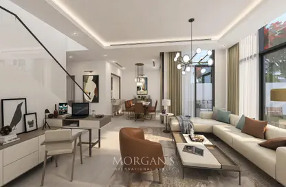 Living Room image for: Townhouse - 4 Bedrooms - 5 Bathrooms for sale in Murooj Al Furjan - Al Furjan - Dubai, Image 1