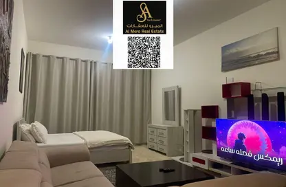 Apartment - Studio - 1 Bathroom for rent in Ajman One Towers - Al Sawan - Ajman