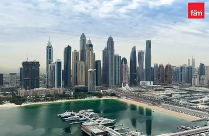شقة - 2 غرف نوم - 3 حمامات للايجار في جراند بلو تاور 1 - إعمار بيتشفرونت - دبي هاربور - دبي