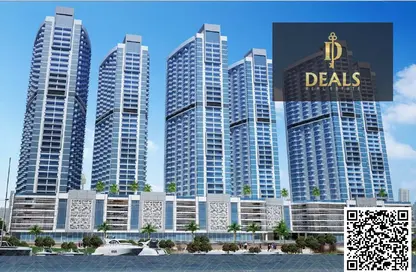 Apartment - 2 Bedrooms - 3 Bathrooms for sale in Ajman Creek Towers - Al Rashidiya 1 - Al Rashidiya - Ajman