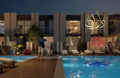 صورة لـ حوض سباحة تاون هاوس - 3 غرف نوم - 5 حمامات للبيع في فيردانا 2 - مجمع دبي للإستثمار - دبي ، صورة رقم 1