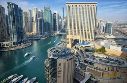 شقة - غرفة نوم - 2 حمامات للايجار في B برج سيلفرين - سيلفيرين - دبي مارينا - دبي