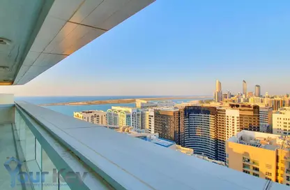 Balcony image for: Apartment - 2 Bedrooms - 4 Bathrooms for rent in Al Ain Tower - Khalidiya Street - Al Khalidiya - Abu Dhabi, Image 1