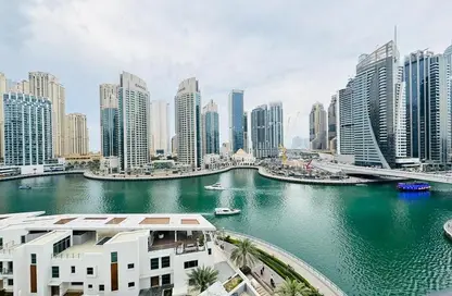 Apartment - 2 Bedrooms - 3 Bathrooms for rent in Time Place Tower - Dubai Marina - Dubai