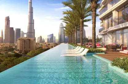 Pool image for: Apartment - 1 Bedroom - 2 Bathrooms for sale in City Center Residences - Downtown Dubai - Dubai, Image 1