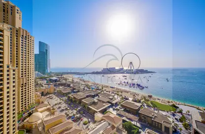 Apartment - 3 Bedrooms - 4 Bathrooms for rent in Rimal 2 - Rimal - Jumeirah Beach Residence - Dubai