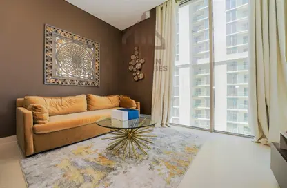 Living Room image for: Apartment - 1 Bedroom - 1 Bathroom for sale in Sobha Creek Vistas Tower B - Sobha Hartland - Mohammed Bin Rashid City - Dubai, Image 1