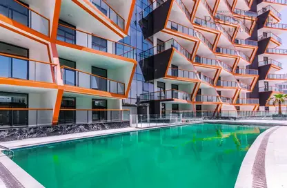 Pool image for: Apartment - 2 Bedrooms - 2 Bathrooms for rent in Binghatti Avenue - Al Jaddaf - Dubai, Image 1