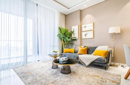 Living Room image for: Apartment - 1 Bedroom - 2 Bathrooms for rent in Pinnacle - Dubai Hills Estate - Dubai, Image 1
