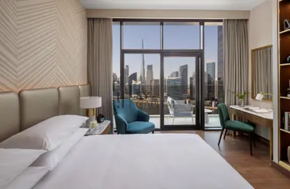 Apartment - 2 Bedrooms - 3 Bathrooms for rent in Intercontinental Residences Business Bay - Business Bay - Dubai