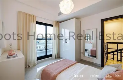 Room / Bedroom image for: Apartment - 3 Bedrooms - 3 Bathrooms for sale in Equiti Residence - Jebel Ali Village - Jebel Ali - Dubai, Image 1