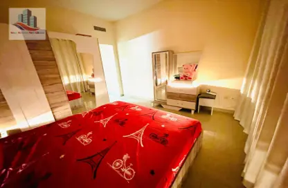 Room / Bedroom image for: Apartment - 1 Bedroom - 2 Bathrooms for rent in Al Khan - Sharjah, Image 1
