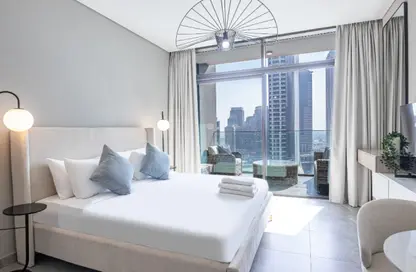 Apartment - Studio - 1 Bathroom for rent in Peninsula One - Peninsula - Business Bay - Dubai