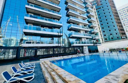 شقة - 1 حمام للايجار في برج سفير 2 - ابراج سفير - الخليج التجاري - دبي