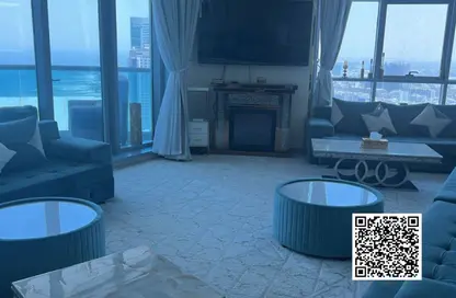 شقة - 2 غرف نوم - 3 حمامات للايجار في مساكن كورنيش عجمان - طريق كورنيش عجمان - عجمان