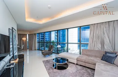 Living Room image for: Apartment - 2 Bedrooms - 3 Bathrooms for sale in Tower A - DAMAC Towers by Paramount - Business Bay - Dubai, Image 1