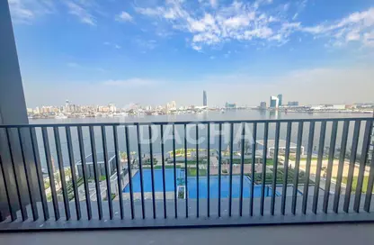 Balcony image for: Apartment - 3 Bedrooms - 4 Bathrooms for rent in Creek Edge Tower 2 - Creek Edge - Dubai Creek Harbour (The Lagoons) - Dubai, Image 1