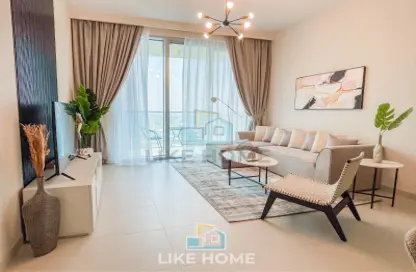 Living Room image for: Apartment - 1 Bedroom - 1 Bathroom for rent in The Grand - Dubai Creek Harbour (The Lagoons) - Dubai, Image 1