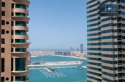 شقة - 2 غرف نوم - 3 حمامات للايجار في برج سولافا - دبي مارينا - دبي