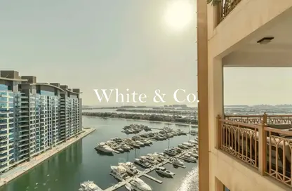 Apartment - 3 Bedrooms - 4 Bathrooms for rent in Marina Residences 1 - Marina Residences - Palm Jumeirah - Dubai
