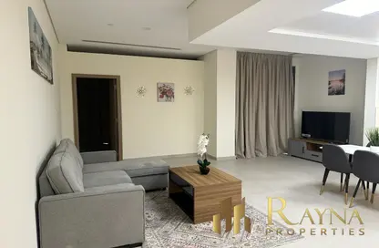 Living Room image for: Apartment - 1 Bedroom - 1 Bathroom for rent in Nasayem Avenue - Mirdif Hills - Mirdif - Dubai, Image 1