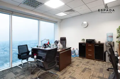 Office image for: Office Space - Studio - 2 Bathrooms for rent in Single Business Tower - Sheikh Zayed Road - Dubai, Image 1