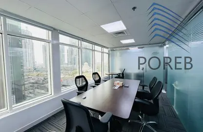 Office Space - Studio - 1 Bathroom for rent in Clover Bay Tower - Business Bay - Dubai