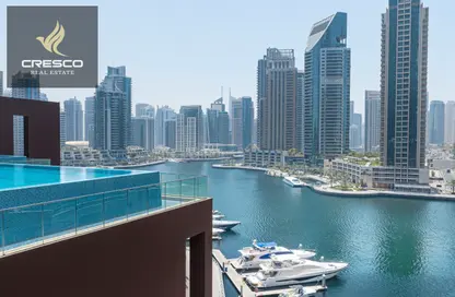 Apartment - 4 Bedrooms - 7 Bathrooms for rent in Jumeirah Living Marina Gate - Marina Gate - Dubai Marina - Dubai