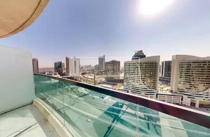 شقة - غرفة نوم - 2 حمامات للايجار في برج أبر كريست - دبي وسط المدينة - دبي