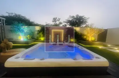 Pool image for: Villa - 4 Bedrooms - 6 Bathrooms for rent in Redwoods - Yas Acres - Yas Island - Abu Dhabi, Image 1