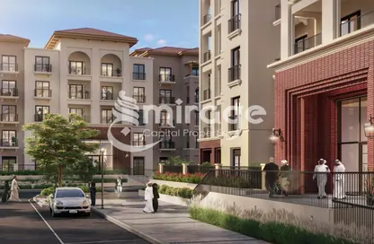 Outdoor Building image for: Apartment - 1 Bathroom for sale in Bloom Living - Zayed City (Khalifa City C) - Khalifa City - Abu Dhabi, Image 1