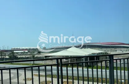 Terrace image for: Apartment - 1 Bedroom - 1 Bathroom for rent in Waters Edge - Yas Island - Abu Dhabi, Image 1