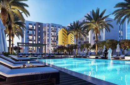 Pool image for: Apartment - 3 Bedrooms - 4 Bathrooms for sale in Aysha Residence - Maryam Island - Sharjah, Image 1