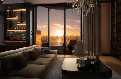 Living Room image for: Apartment - 3 Bedrooms - 5 Bathrooms for sale in Northbay Residences - Mina Al Arab - Ras Al Khaimah, Image 1
