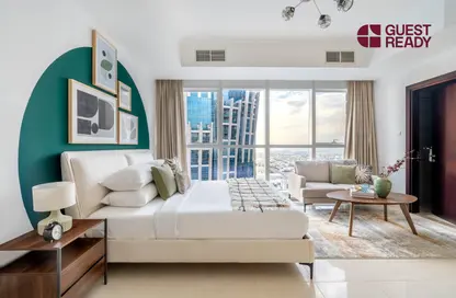 Apartment - Studio - 1 Bathroom for rent in The Court Tower - Business Bay - Dubai