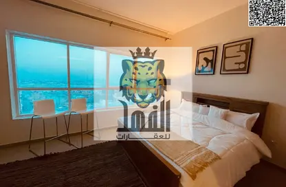 Apartment - 3 Bedrooms - 5 Bathrooms for rent in Ajman Corniche Residences - Ajman Corniche Road - Ajman
