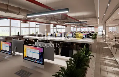 Office Space - Studio - 2 Bathrooms for rent in The Court Tower - Business Bay - Dubai