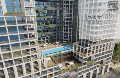 Apartment - 1 Bedroom - 2 Bathrooms for sale in Corniche Tower - Ajman Corniche Road - Ajman Apartment - 1 Bedroom - 2 Bathrooms for sale in Corniche Tower - Ajman Corniche Road - Ajman