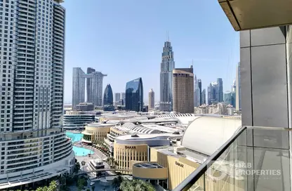 Apartment - 2 Bedrooms - 3 Bathrooms for rent in Boulevard Point - Downtown Dubai - Dubai