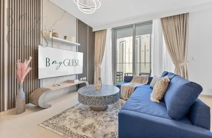Living Room image for: Apartment - 1 Bedroom - 1 Bathroom for rent in Forte 2 - Forte - Downtown Dubai - Dubai, Image 1